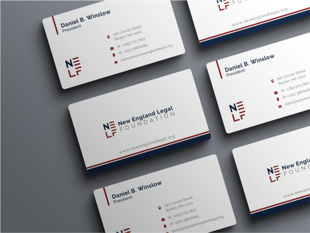 New England Legal Foundation business cards